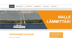 Desktop Screenshot of nallenvenehuolto.fi